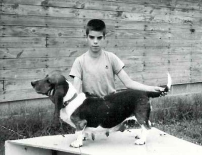 Young John showing a Basset